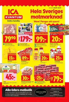Förhandsgranska reklamblad Södra Sandby från butik ICA Kvantum gäller från 20/10/2025