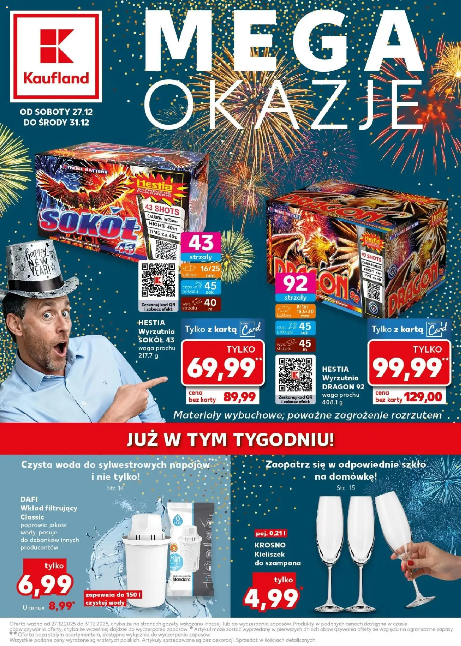 Pogląd gazetki "Mega okazje" ze sklepu Kaufland ważnej od 27.12.2025