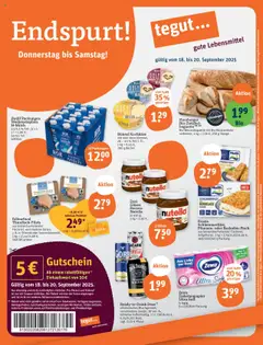 Vorschau von dem Prospekt des Geschäftes Tegut, gültig ab dem 15.09.2025