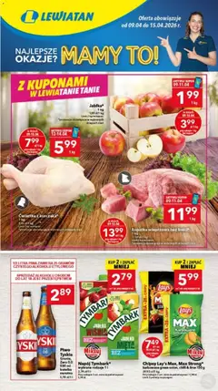 Pogląd gazetki "Lewiatan gazetka - Bydgoszcz" ze sklepu Lewiatan ważnej od 09.04.2026