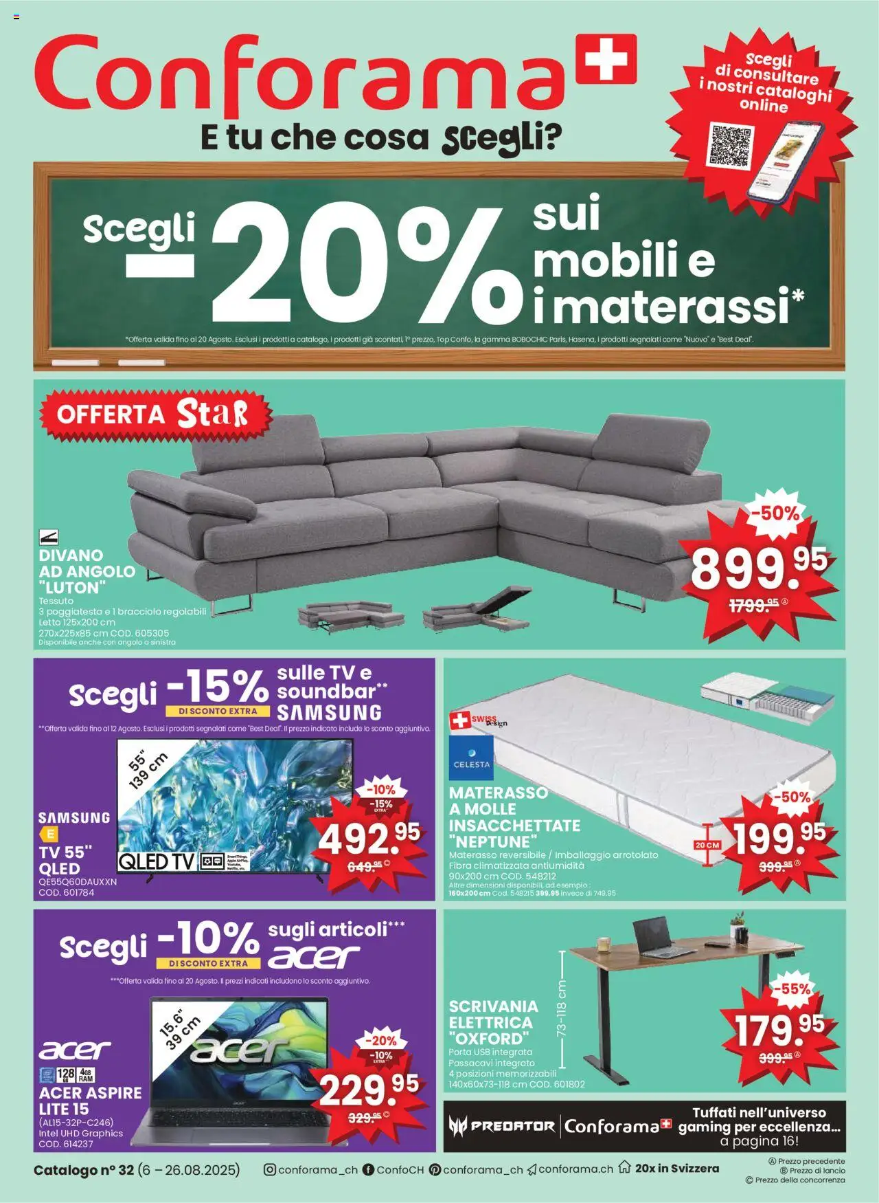 Conforama Aktionen ab 06.08.2025 - Seitennummer 1