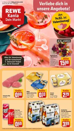 Vorschau von dem Prospekt des Geschäftes Rewe, gültig ab dem 09.02.2026