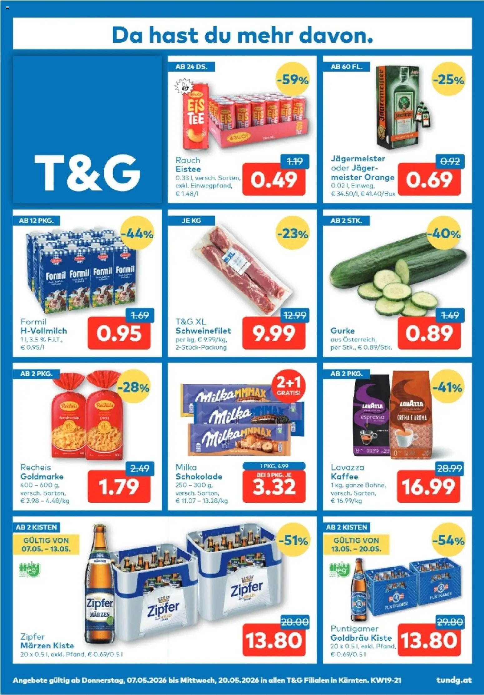 Vorschau der Angebote: T&G T&G Kärnten gültig ab 07.05.2026