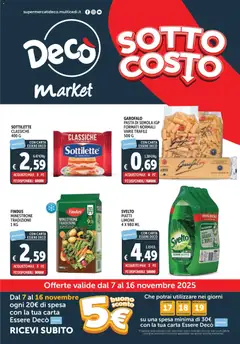 Anteprima dell'opuscolo Volantino Market - Napoli dal negozio Decò valido da 07/11/2025