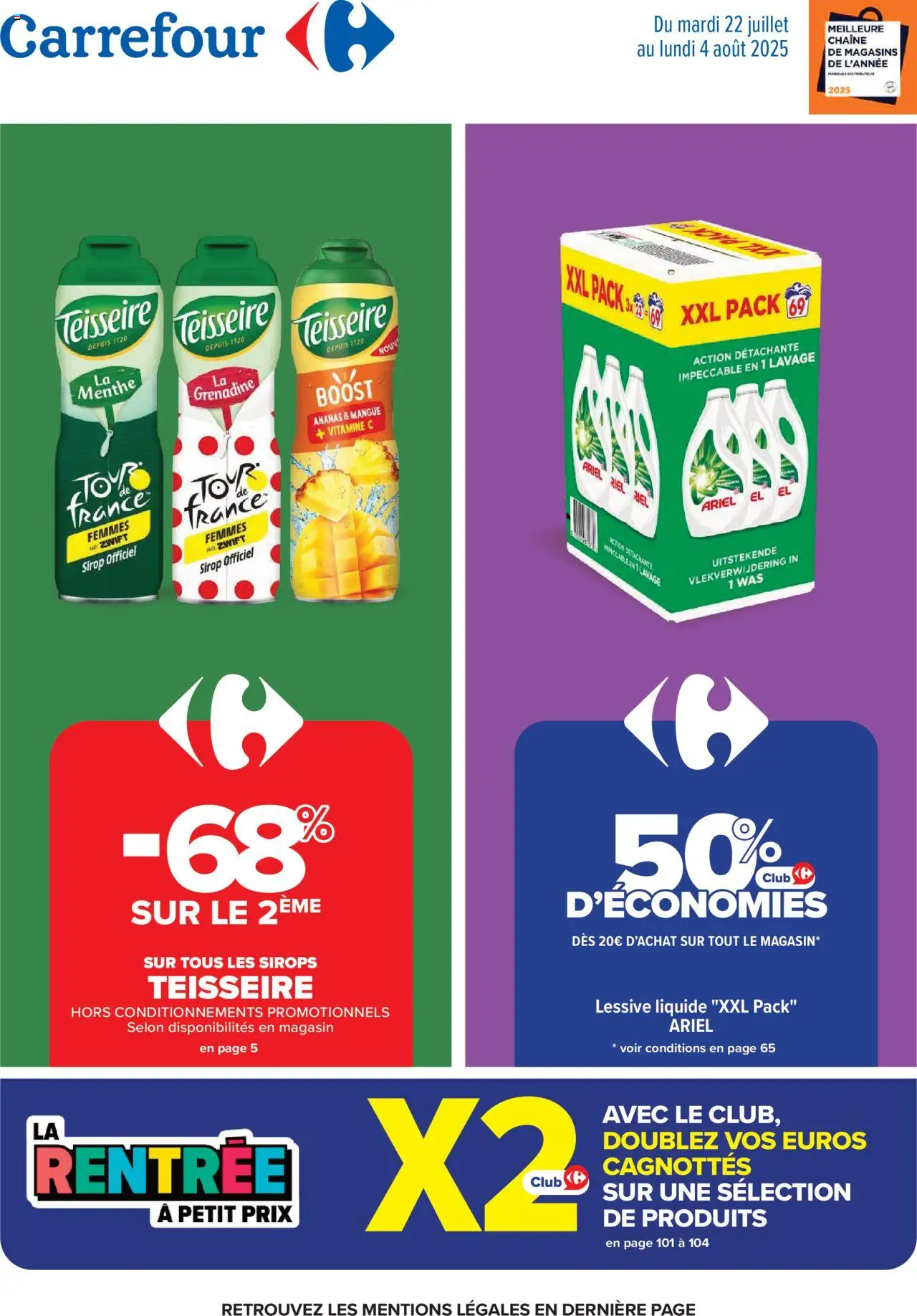 Catalogue de la semaine 30 de la boutique Carrefour valable du 22/07/2025 - Page numéro 1