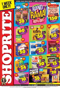 Preview of Shoprite flyer valid from 17/04/2026