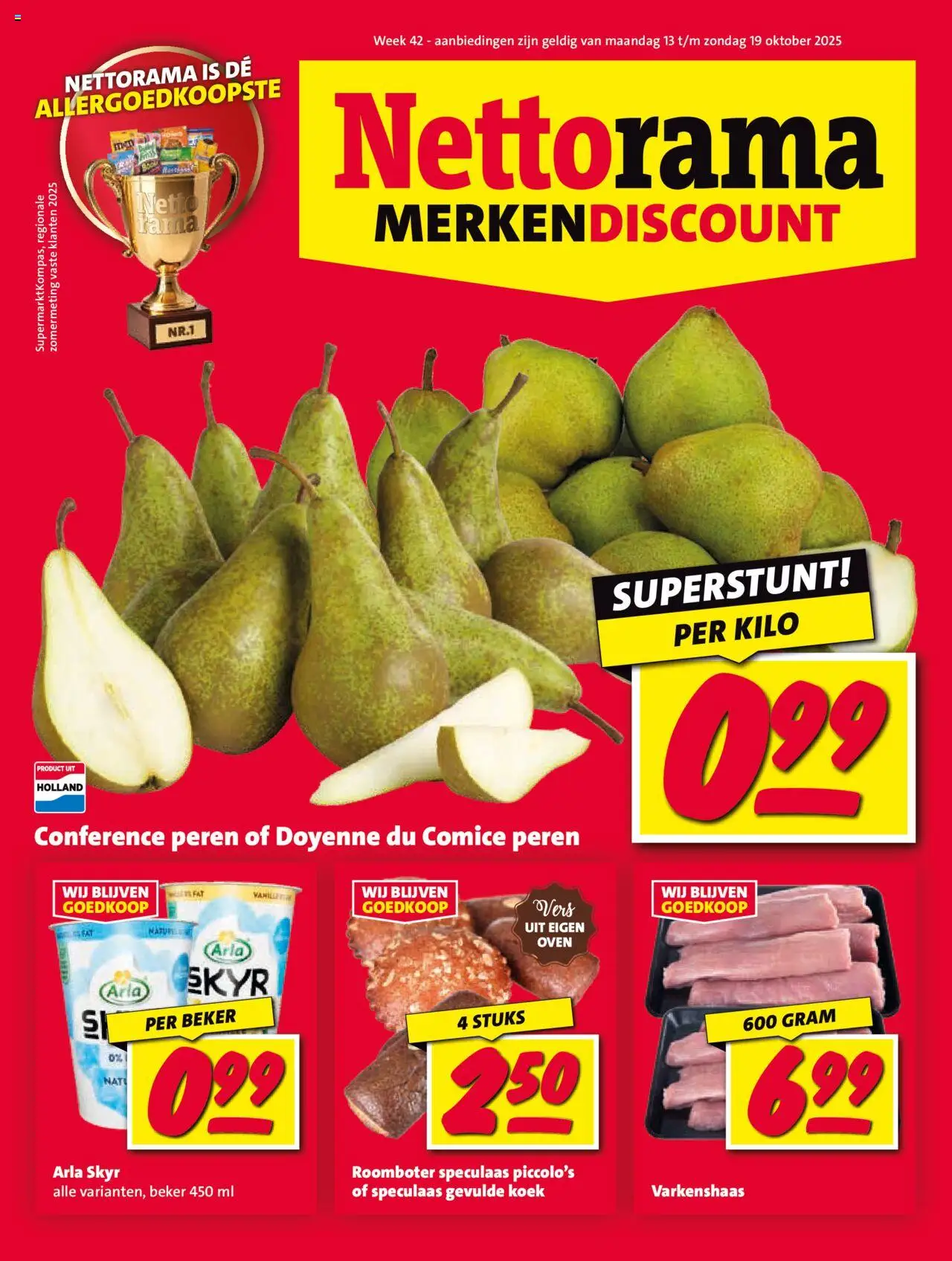 Nettorama shop Folder geldig vanaf 13-10-2025 - Paginanummer 1