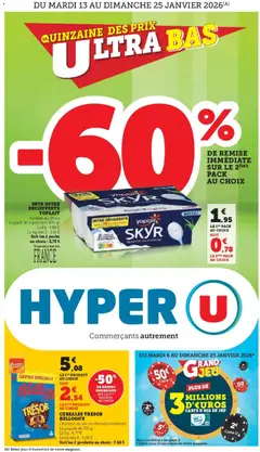Prévisualisation de Catalogue du magasin Hyper U formulaire valide 13/01/2026