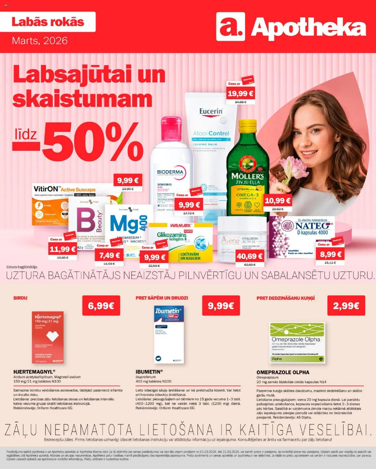 Skatīt Apotheka akciju bukletu, derīgs no 01.03.2026.