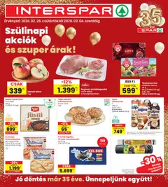 Interspar - Akciós újság Interspar megtekintése, amely érvényes 2026.02.26.-től