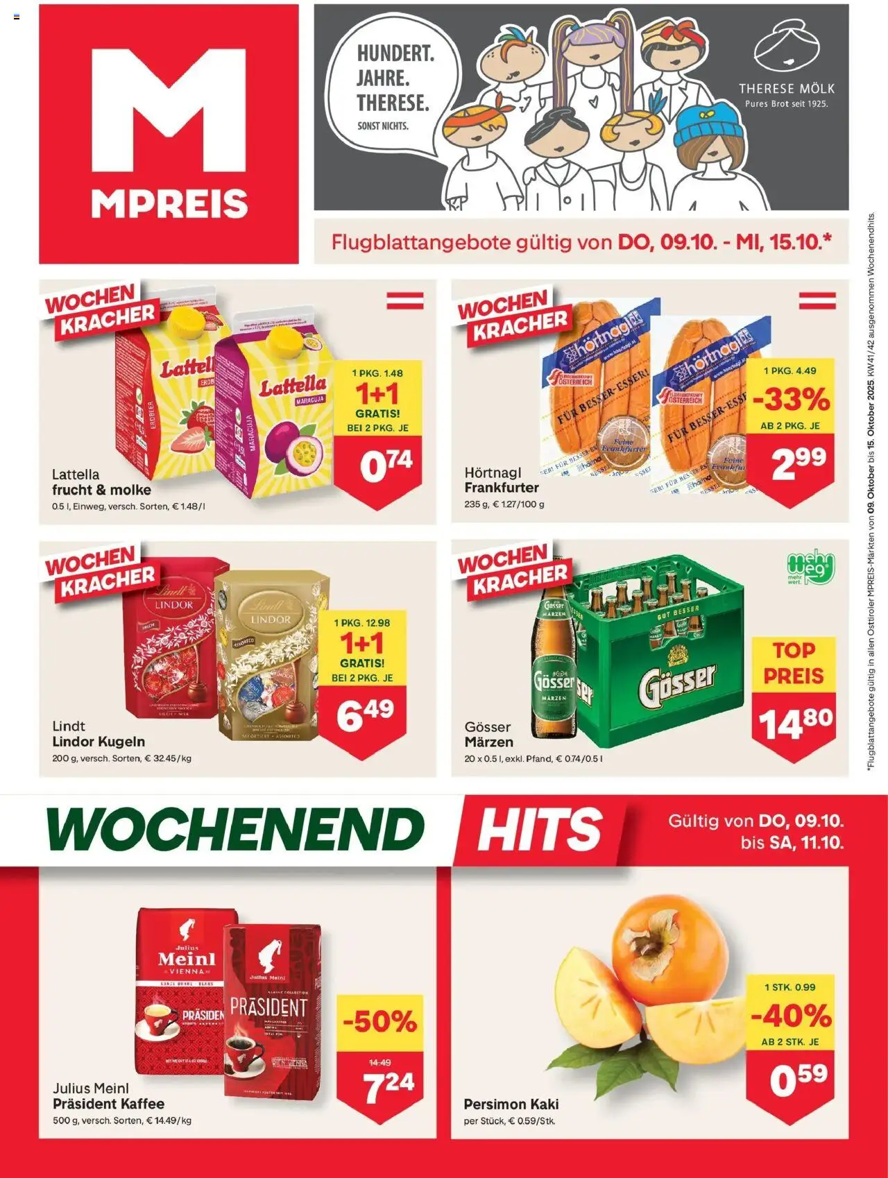  MPREIS Sillian ab (09.10.2025 - 15.10.2025) - Seite 1