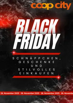 Vorschau des Merkblatts Black Friday Ankündigung vom Shop Coop City gültig von 10.11.2025 bis 
