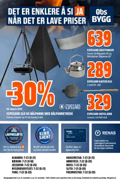Forhåndsvis Kundeavis fra butikk Obs Bygg gyldig fra 09/11/2025 | Side: 16
