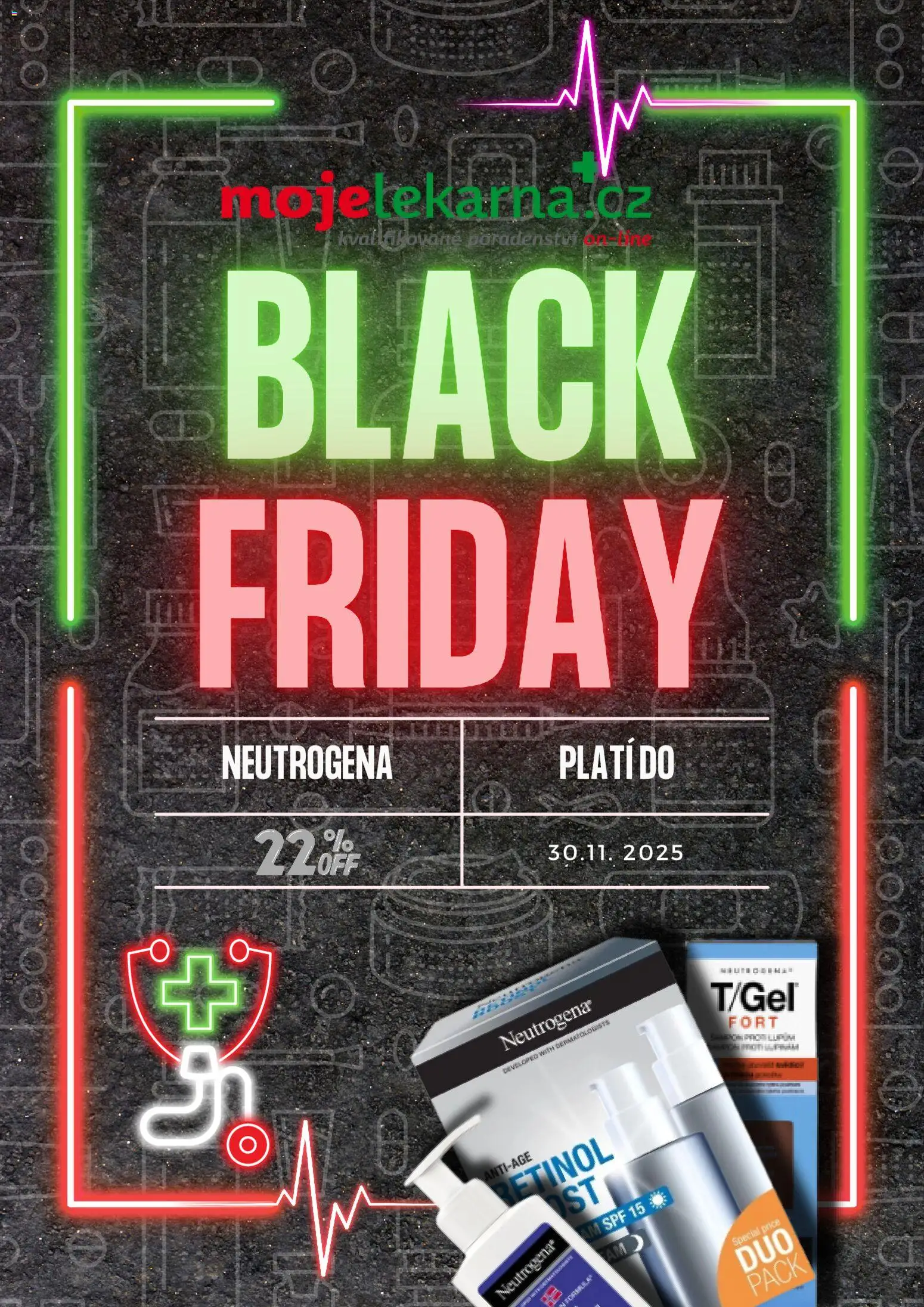 Náhled nabídky: Moje lékárna Black Friday platný od 01.11.2025