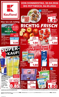 Vorschau von dem Prospekt des Geschäftes Kaufland, gültig ab dem 30.04.2026