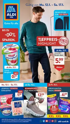 Vorschau von dem Prospekt des Geschäftes Aldi Süd, gültig ab dem 12.01.2026