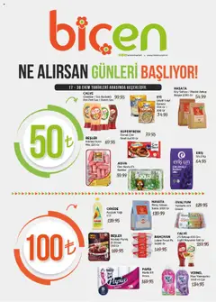 Biçen Market Katalog 17.10.2025 - Broşürünün önizlemesi