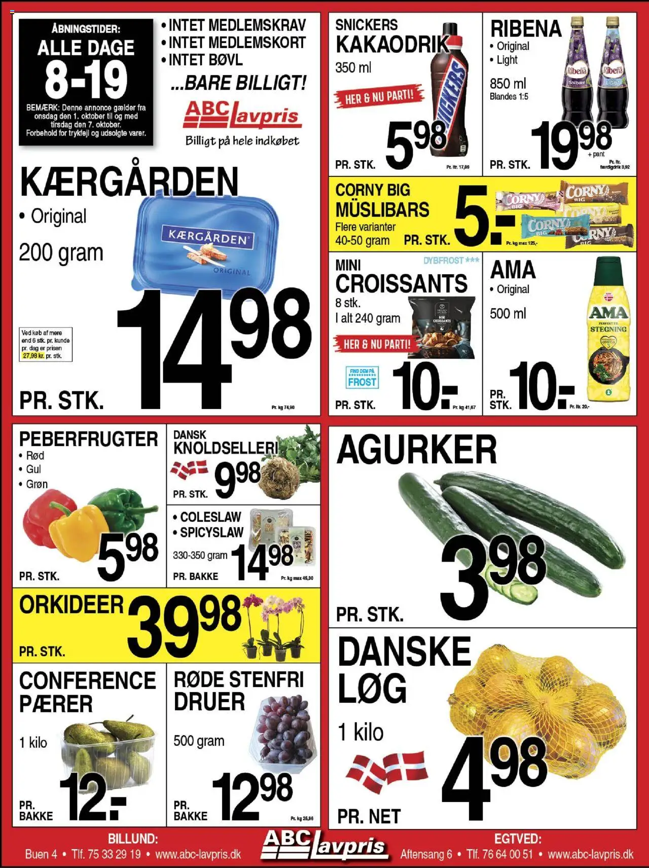 Abc Lavpris tilbudsavis gyldig fra 01/10/2025 - side 1