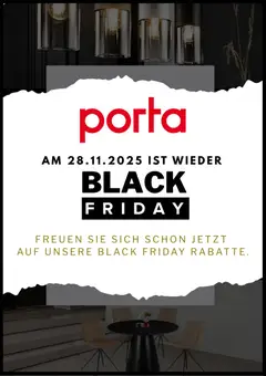 Vorschau von dem Prospekt des Geschäftes Porta!, gültig ab dem 31.10.2025