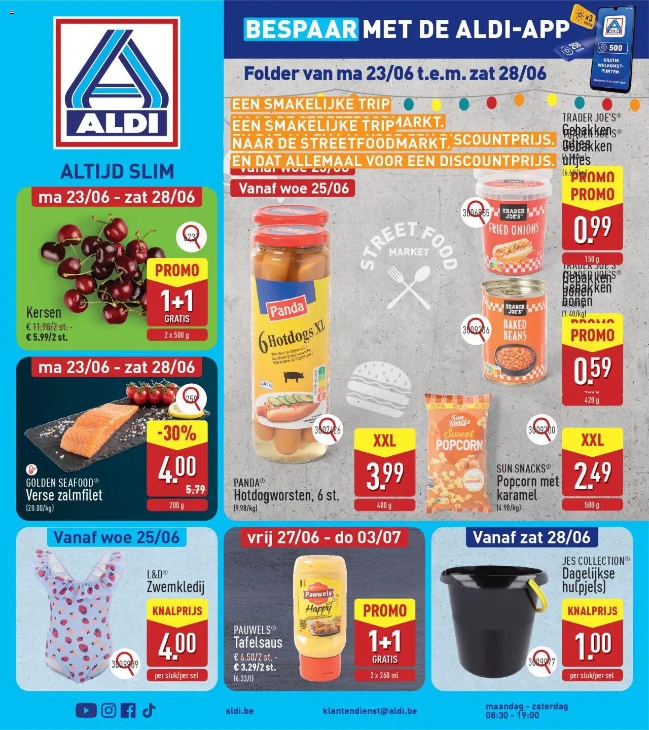 Aldi shop Folder week 26 geldig vanaf 23/06/2025 - Paginanummer 1