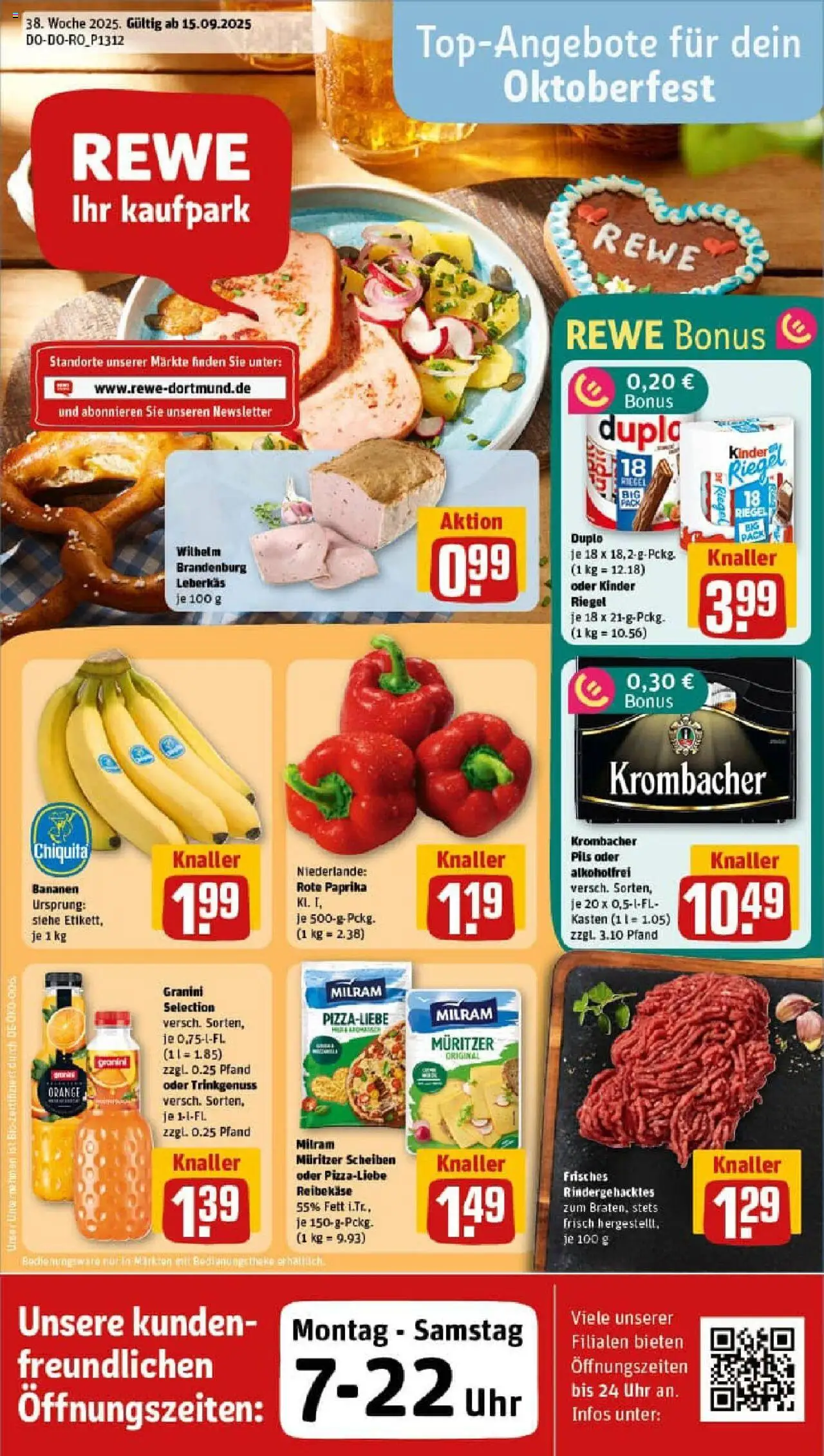 REWE Prospekt ab 14.09.2025 nächste Woche - Prospekt Hagen	