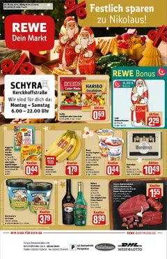 Vorschau von dem Prospekt des Geschäftes Rewe, gültig ab dem 01.12.2025