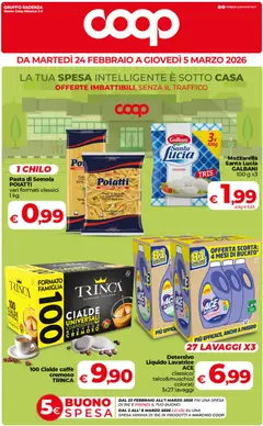 Anteprima dell'opuscolo Volantino Sicilia dal negozio COOP valido da 24/02/2026