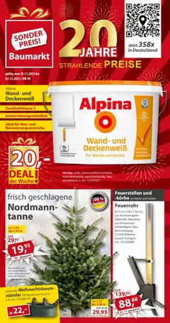 Vorschau von dem Prospekt des Geschäftes Sonderpreis Baumarkt, gültig ab dem 29.11.2025