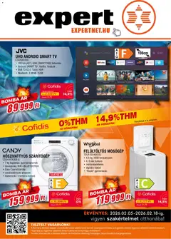 Expert - Akciós újság Expert megtekintése, amely érvényes 2026.02.05.-től