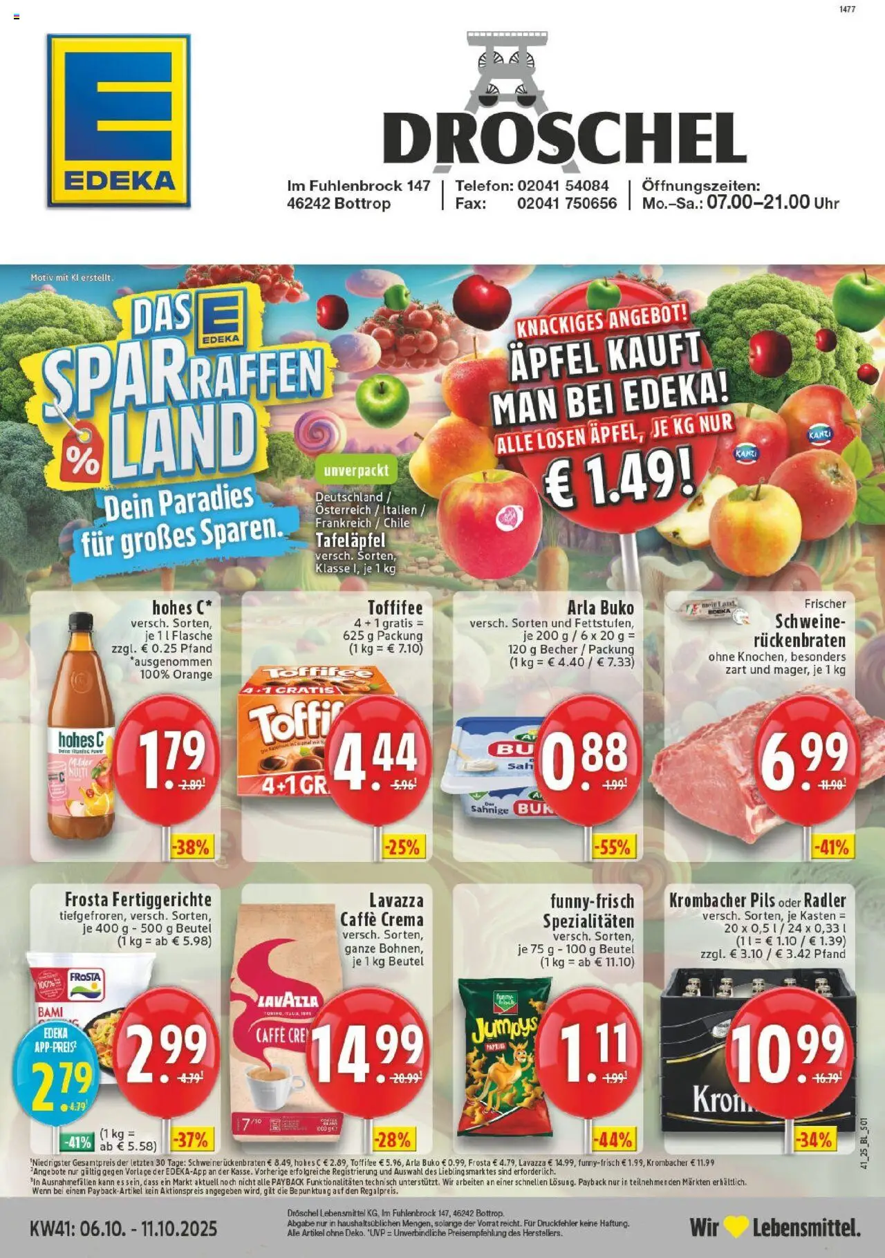 EDEKA Prospekt ab 06.10.2025 - Prospekt Bottrop Online