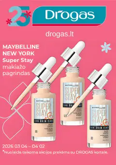 Drogas parduotuvės leidinio Drogas leidinys galiojančio nuo 2026.03.04 peržiūra