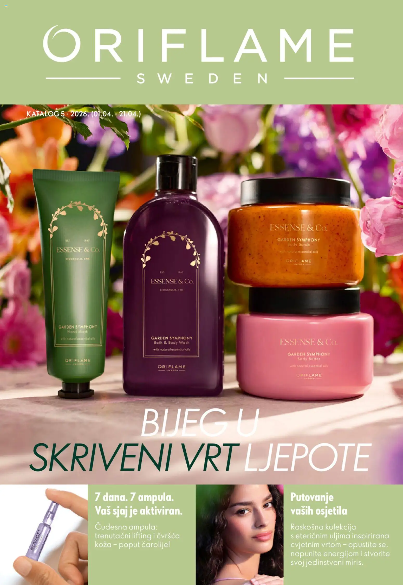 Pregled letka Katalog Oriflame trgovine Oriflame vrijedi od 01.04.2026