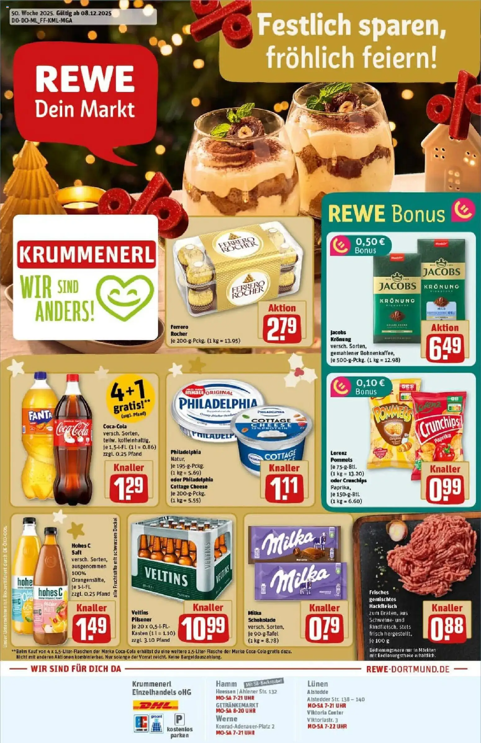Vorschau von dem Prospekt des Geschäftes Rewe, gültig ab dem 07.12.2025