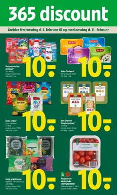 Eksempel på tilbudsavis Tilbudsavis fra butik Coop 365 gyldig fra 05/02/2026