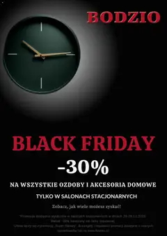 Pogląd gazetki "Black Friday" ze sklepu Bodzio ważnej od 28.11.2025