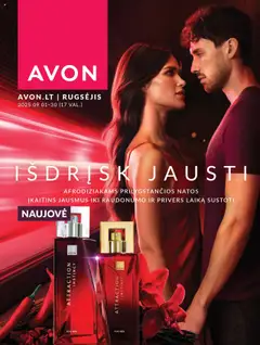 AVON parduotuvės leidinio Leidinys galiojančio nuo 2025.09.01 peržiūra
