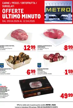 Anteprima dell'opuscolo Metro volantino Offerte freschissimi dal negozio Metro valido da 09/04/2026