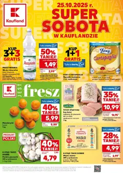 Pogląd gazetki "Kaufland Super Sobota ważne 25.10" ze sklepu Kaufland ważnej od 23.10.2025