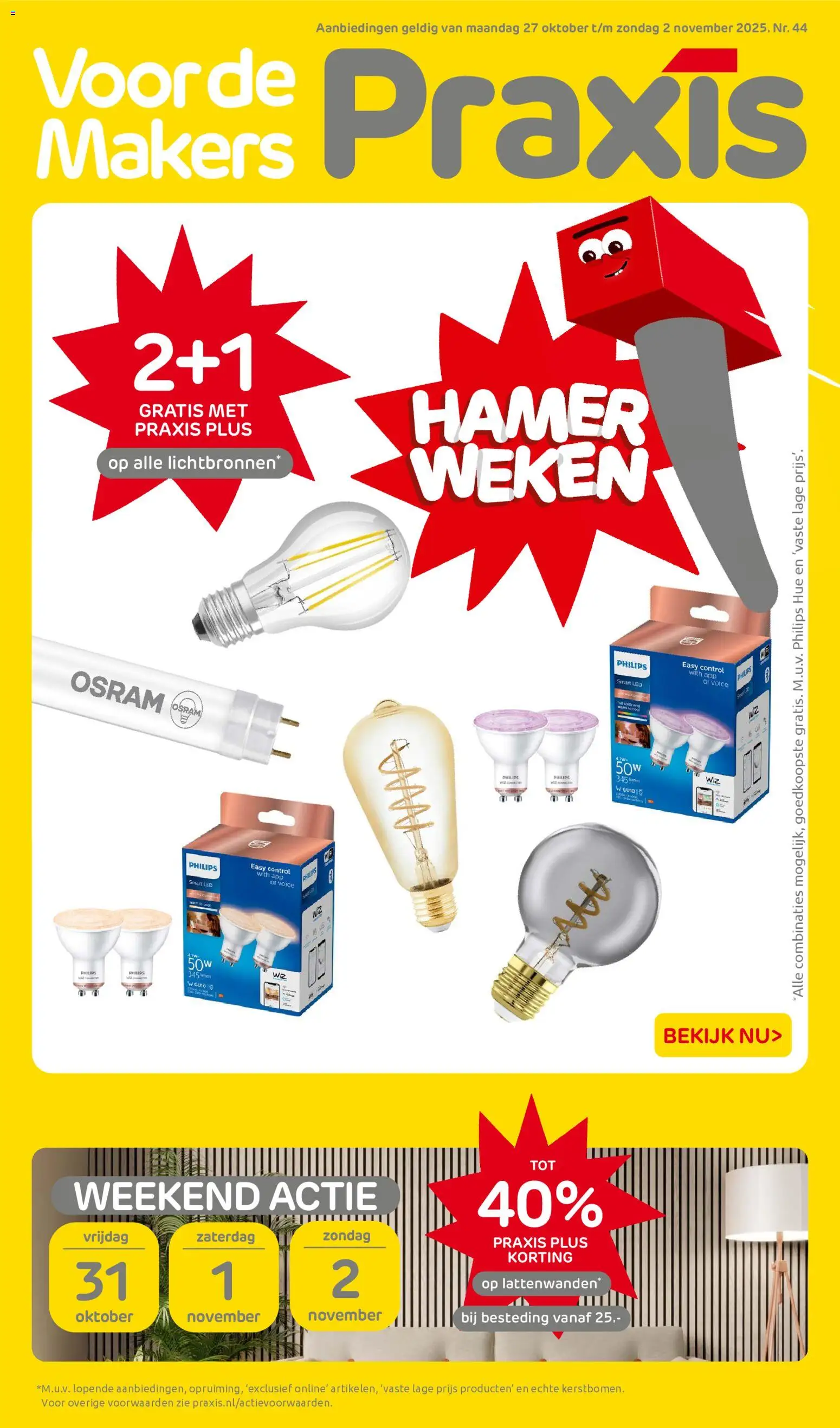 Praxis shop Folder geldig vanaf 27-10-2025 - Paginanummer 1