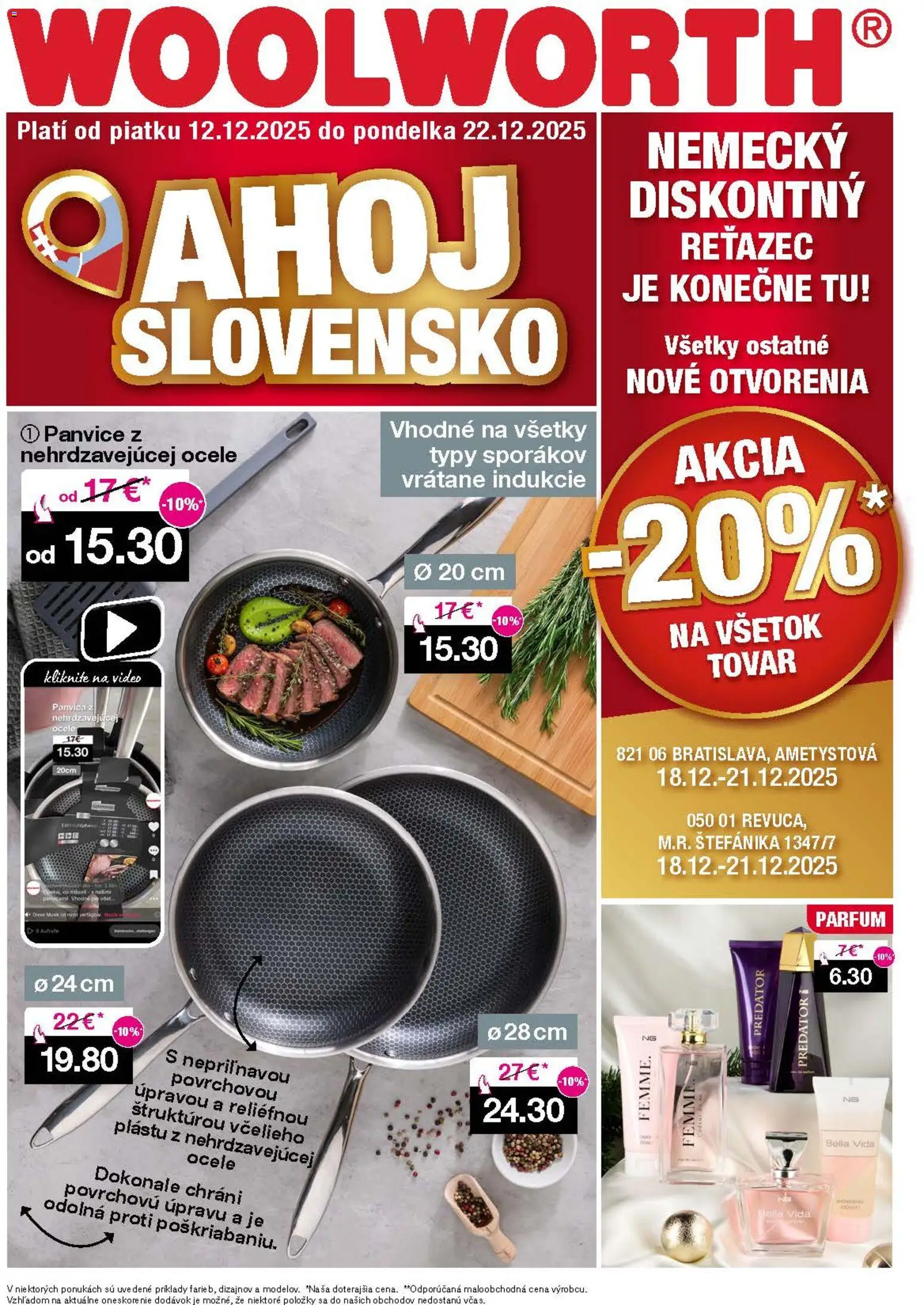 Náhľad Woolworth letáku platného od 12.12.2025