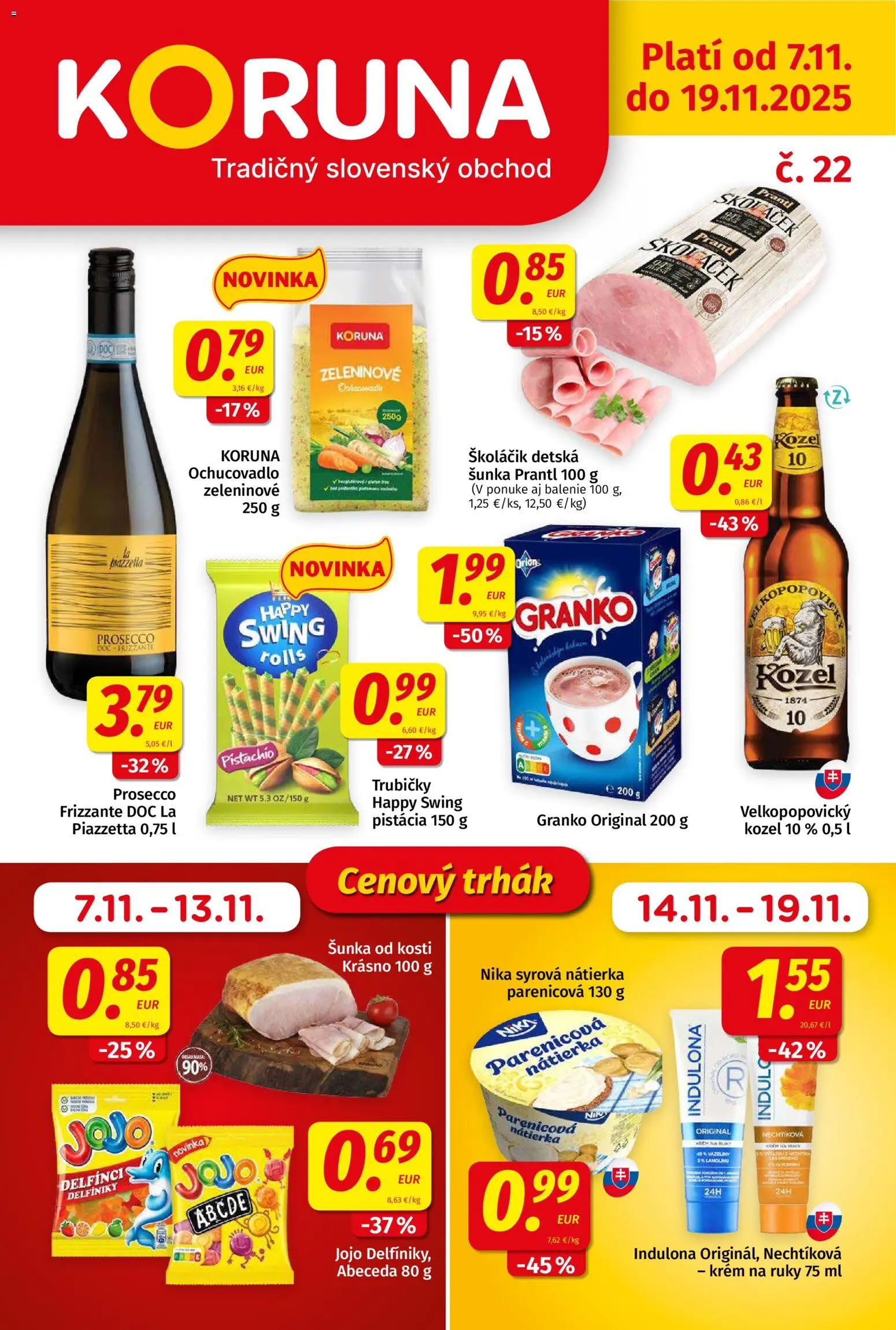 Náhľad Koruna letáku platného od 07.11.2025