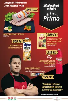 CBA Príma - CBA Príma akciós újság megtekintése, amely érvényes 2026.03.19.-től