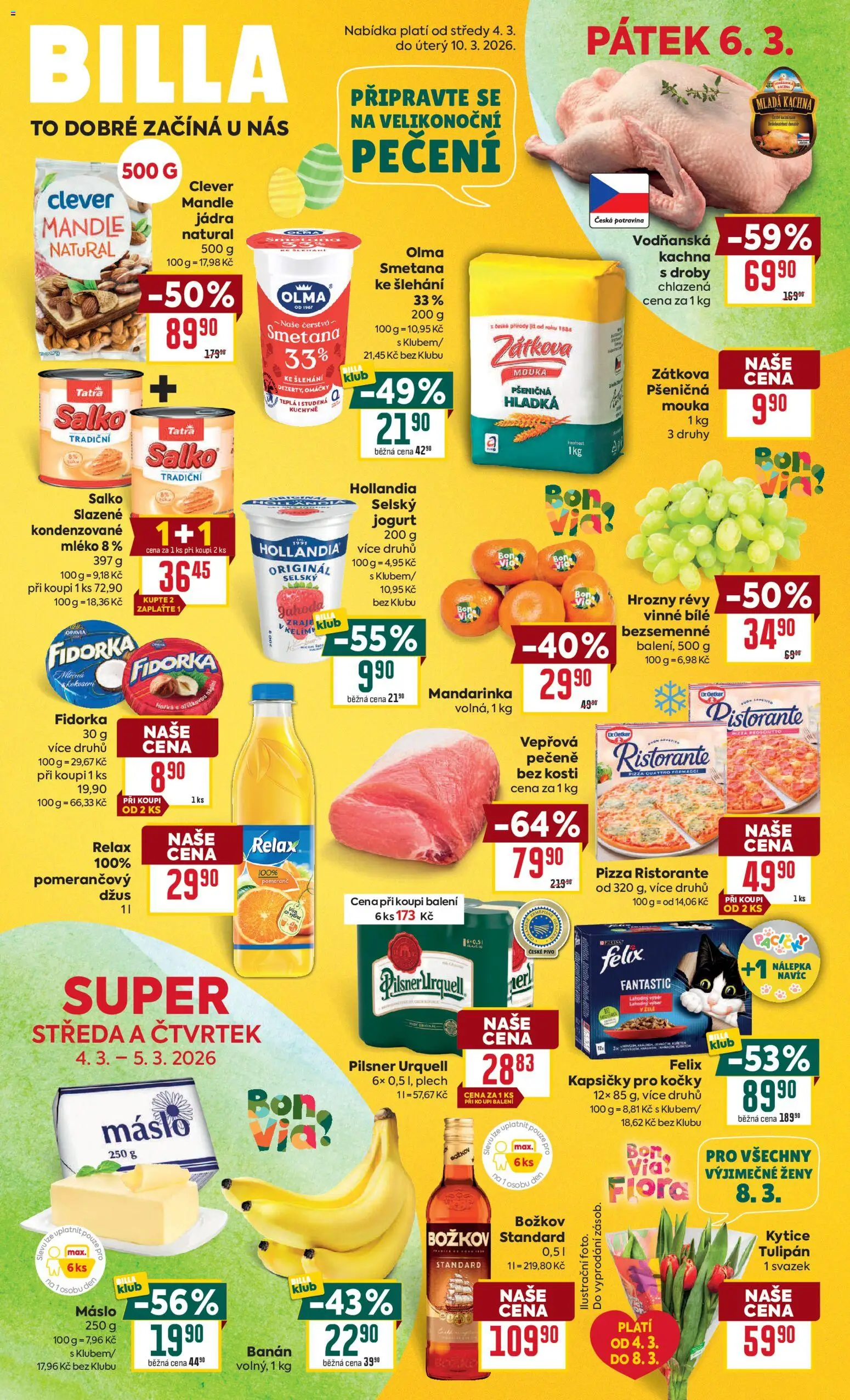 Náhled nabídky: Billa Billa Velký leták platný od 04.03.2026