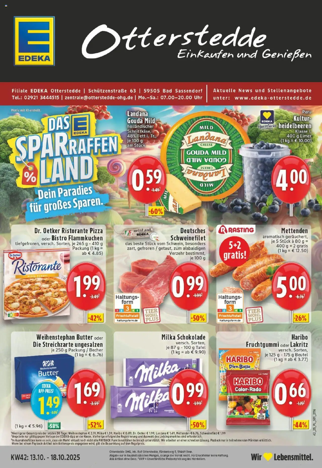 EDEKA Prospekt ab 13.10.2025 - Prospekt Bad Sassendorf Online
