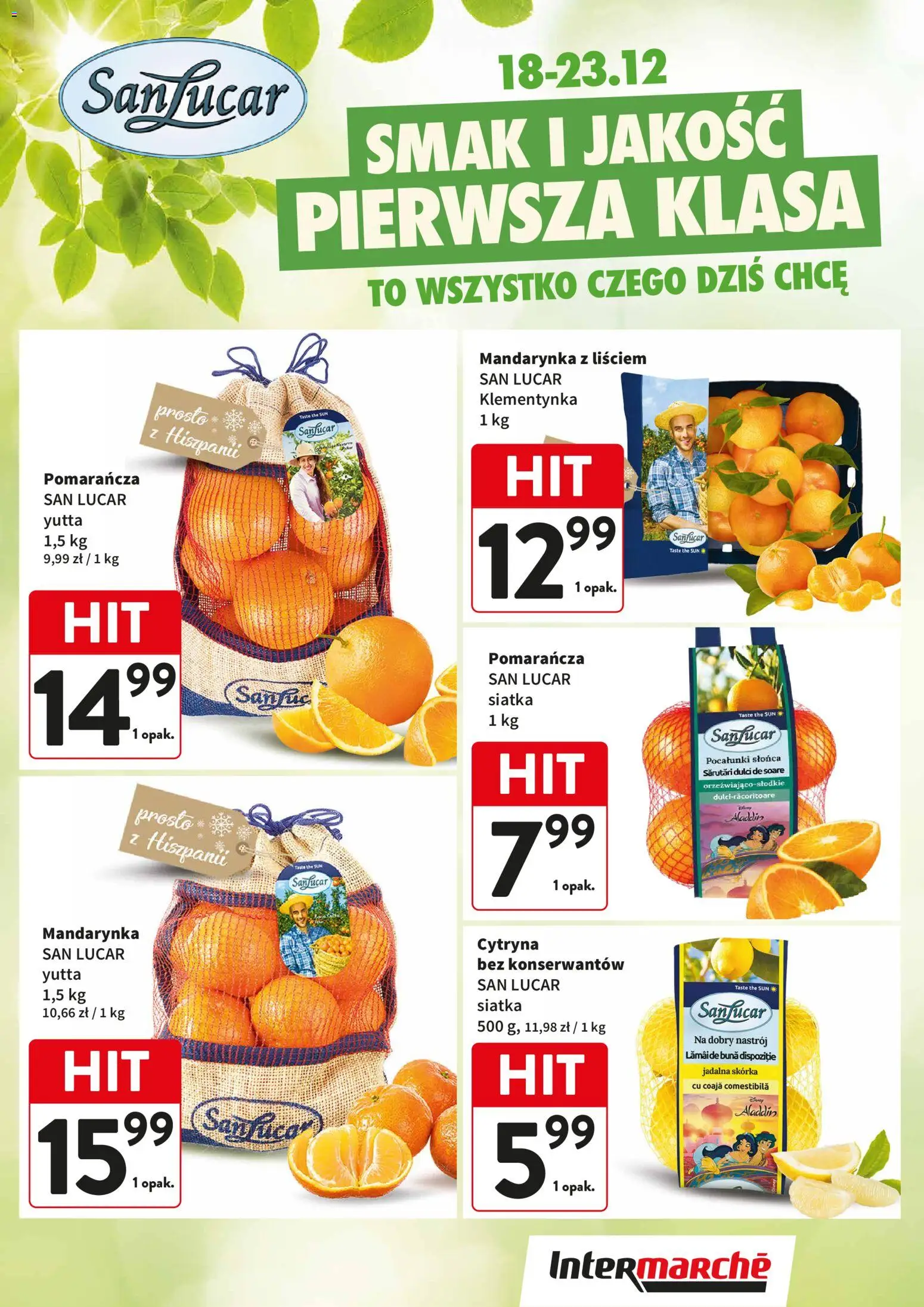 Pogląd gazetki "Świeży Hit" ze sklepu Intermarche ważnej od 18.12.2025
