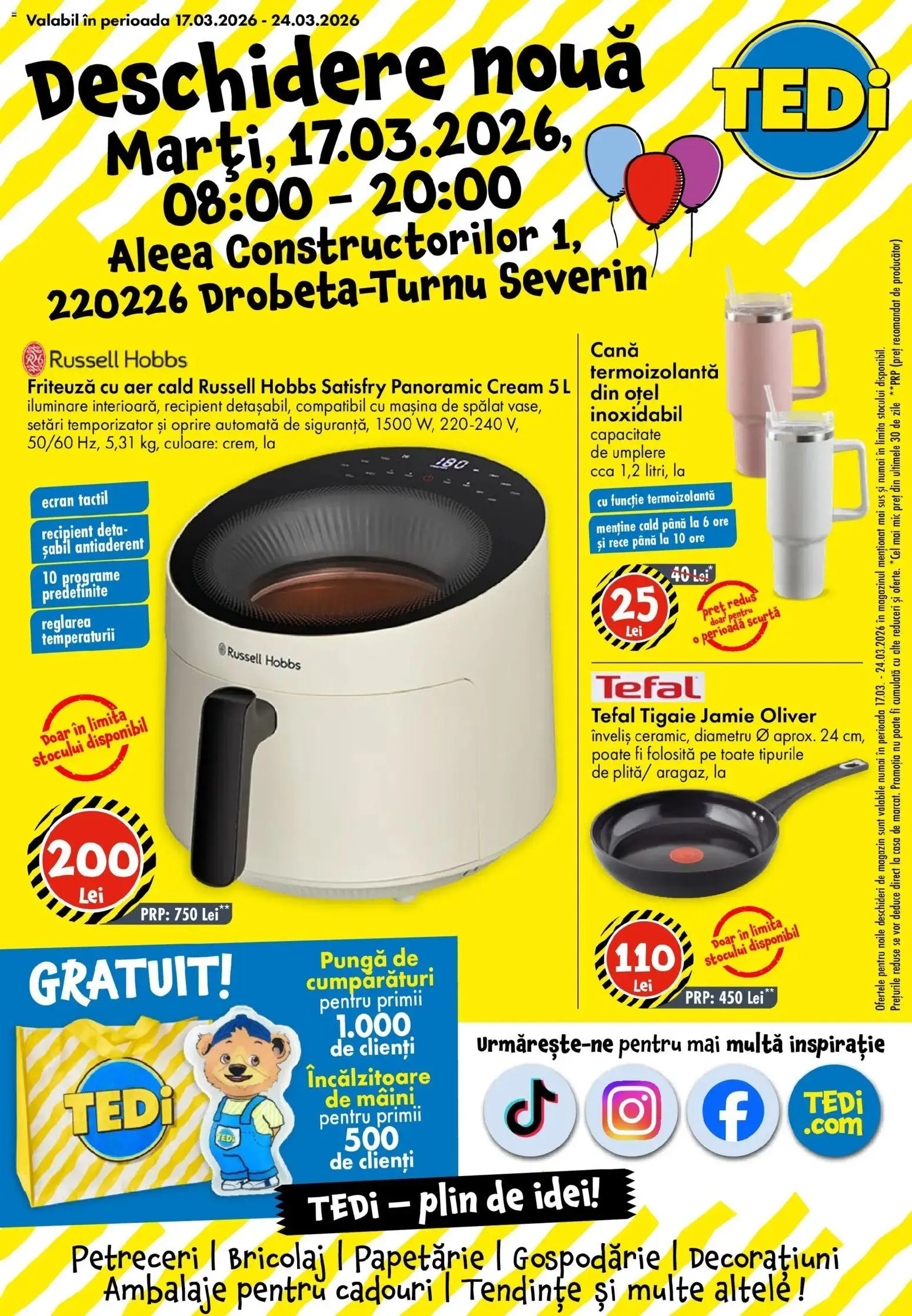 Previzualizarea de cataloage: TEDi TEDi Catalog Drobeta-Turnu Severin valabil de la 17.03.2026
