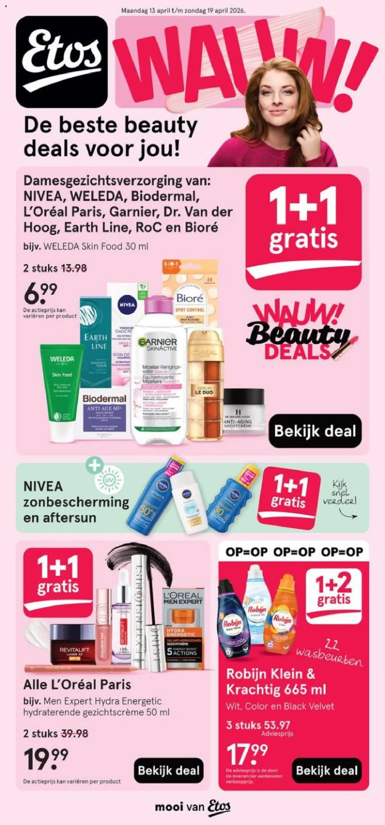 Voorbeeld van Etos folder van winkel Etos geldig vanaf 13-04-2026