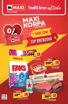Pregled Maxi kataloga - važi od 05.02.2026