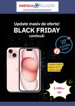 Previzualizarea de cataloage: Media Galaxy Black Friday valabil de la 13.11.2025