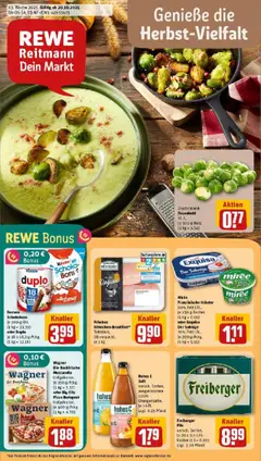 Vorschau von dem Prospekt des Geschäftes Rewe, gültig ab dem 19.10.2025